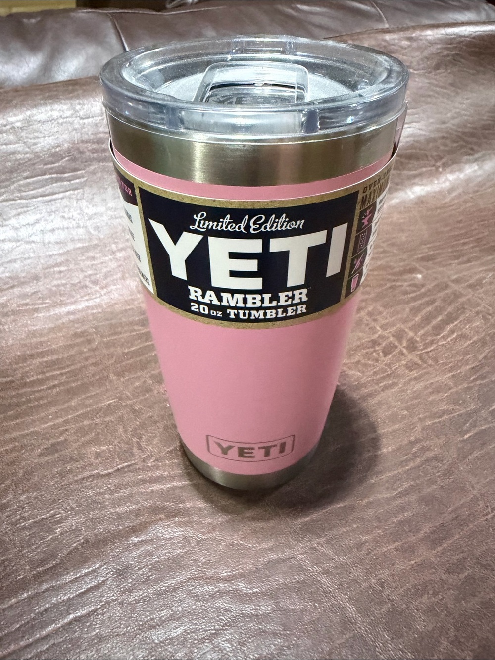Yeti Rambler 20 oz Tumbler in LE Pink NWT